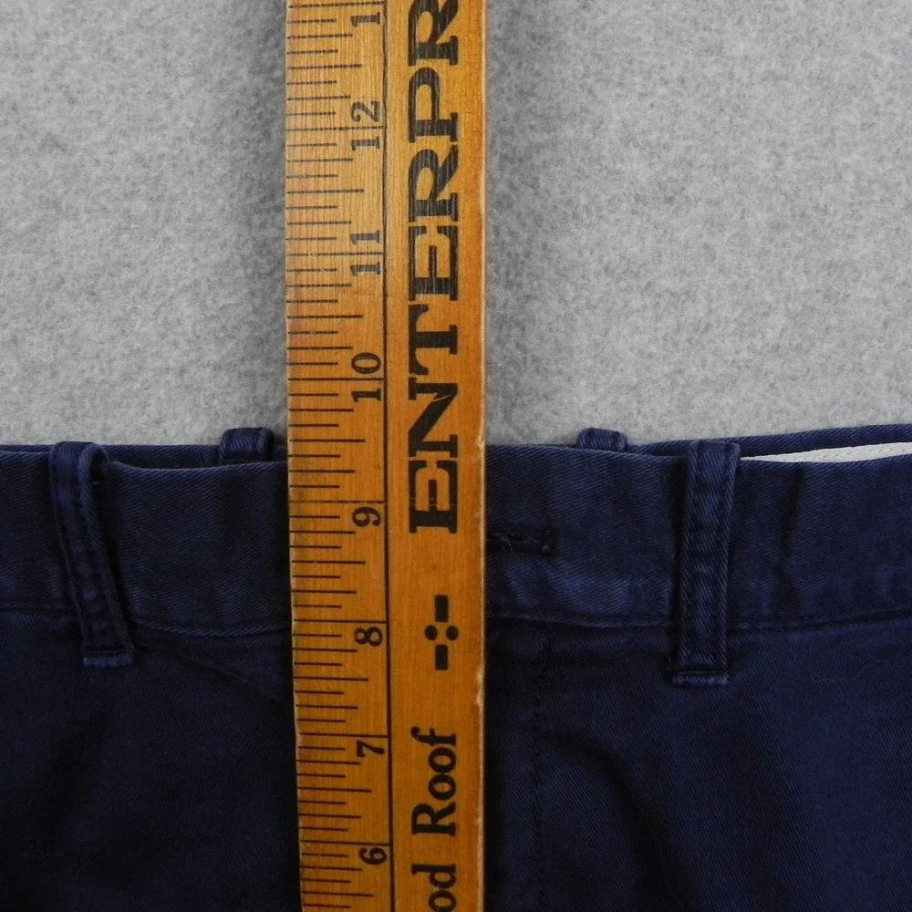 J.Crew Flex Chino Pants Mens 30x30 Slim Fit Navy Blue Stretch Cotton Trousers